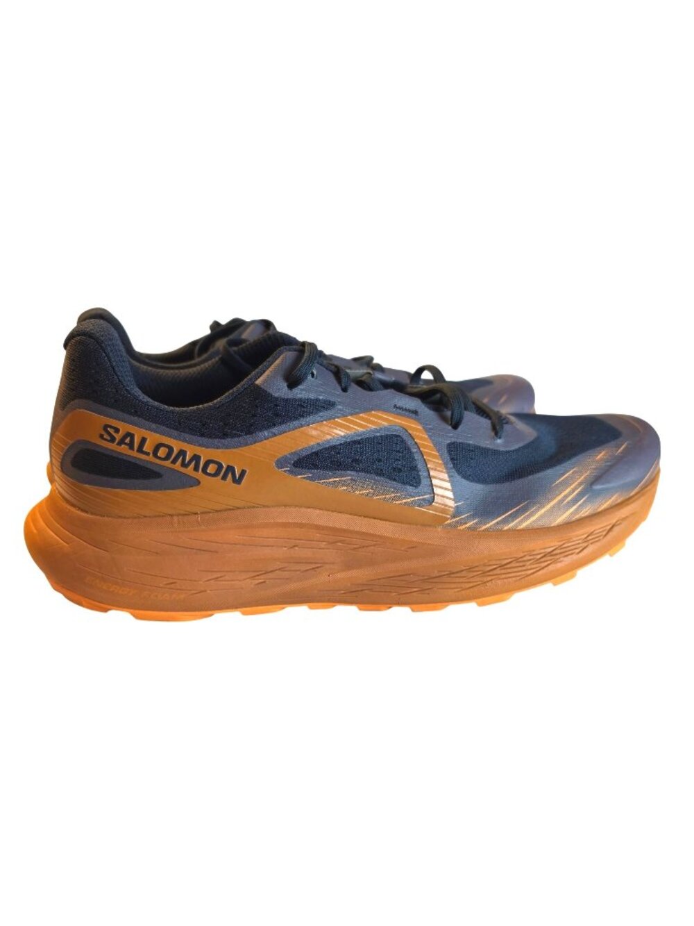 Salomon Glide Max TR Trail Running Shoes Blue Orange Men 13.5 Max Cushion